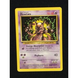 Pokemon Mewtwo Base Set Promo card 1999‎